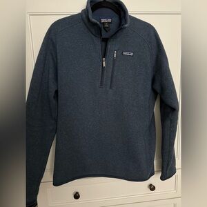 Patagonia Better Sweater 1/4 zip Men’s M navy